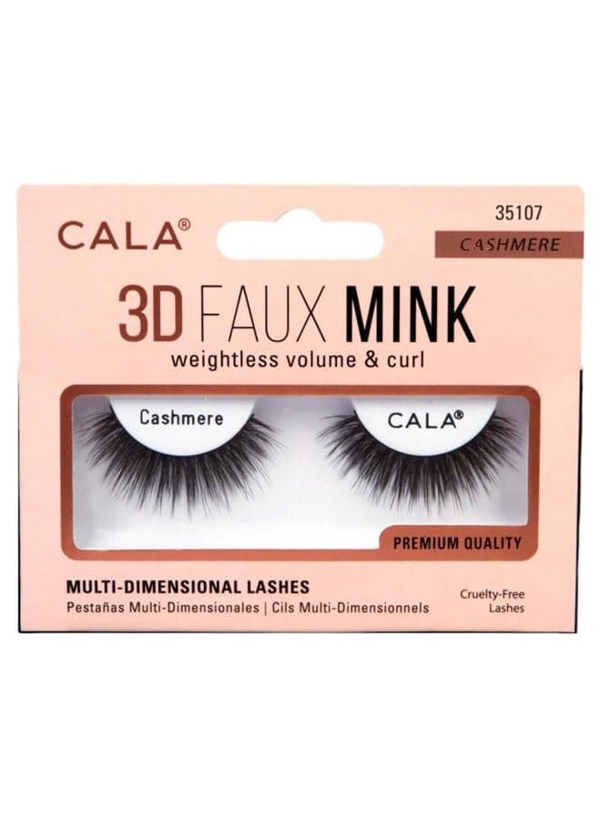 3D FAUX MINK LASHES: CASHMERE