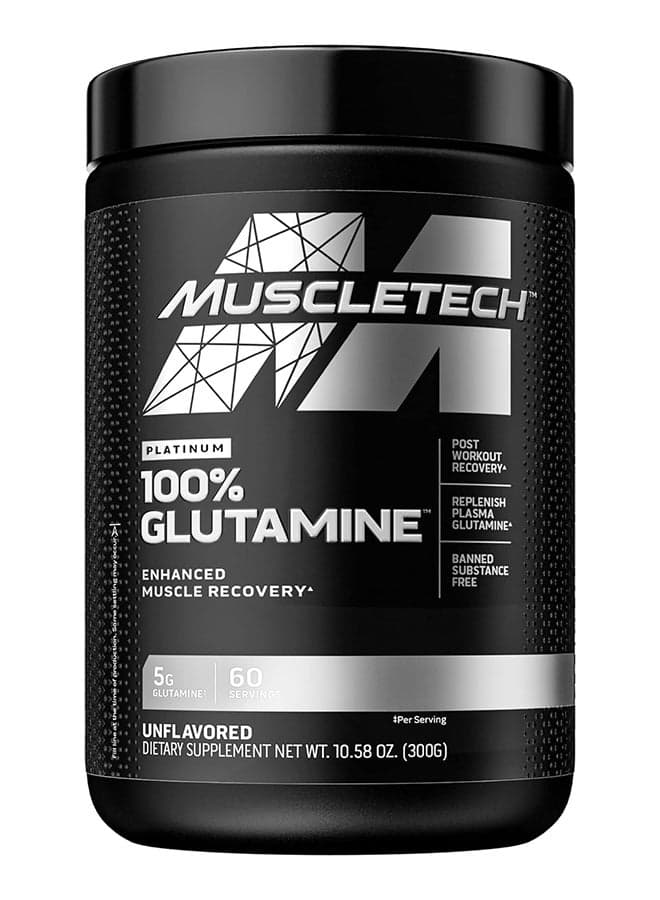 Platinum Glutamine Amino Acid Unflavored 60 Servings
