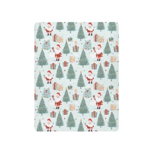 Kigai Christmas Santa Claus Fitted Crib Sheet for Baby Boys Girls Extra Soft Breathable Nursery Bedding Sheet for Standard Crib and Toddler Mattresses 27 x 39 in
