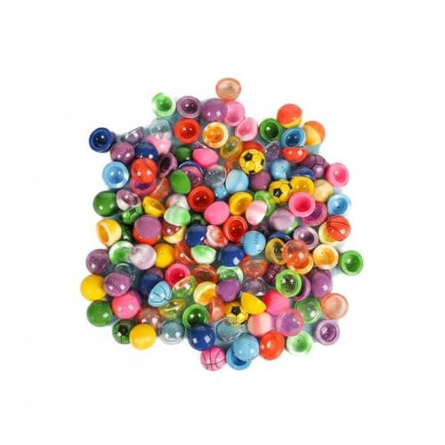 ArtCreativity 125 Inch Rubber Poppers Mix for Kids Bulk Pack of 72 PopUp Half Ball Toys Fun Assorted Designs and Colors Old School Retro 90s Toys Birthday Party Favors and Treat Bag Fillers