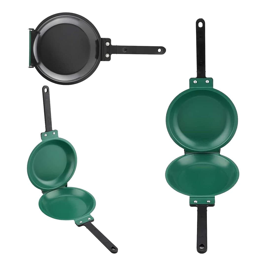Killers Instinct Outdoors 1 PCS Doublesided Frying Pan Easytoclean Doublesided Frying Pan with Flip Design