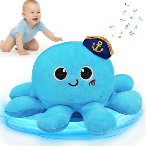 Baby Toys 612 Months Musical Plush Octopus Crawling Walking Toys Light up Voice Control Dancing Infant Toy 06 7 8 9 10 1218 Month 1 2 Year Old Boys Girls Tummy Time Easter Basket Birthday Gifts