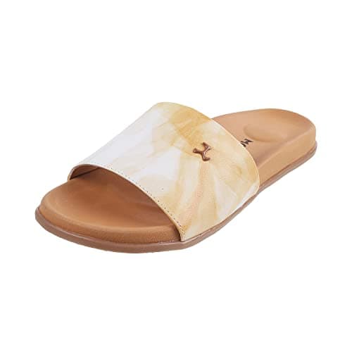 Mochi Womens Synthetic Tan Slip Ons (Size (8 UK (41 EU))