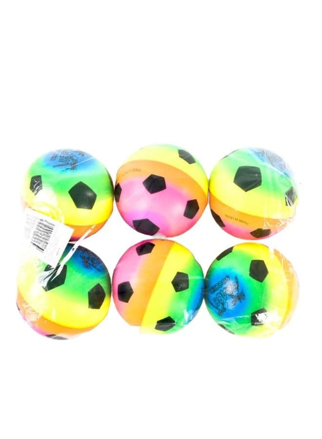 6-Piece Football Squeezy Stress Relief Balls Playset for Kids - Soft Touch Design, Perfect Gift for Boys & Girls - Develop Fine Motor Skills, Portable & Durable - Great for Home, S