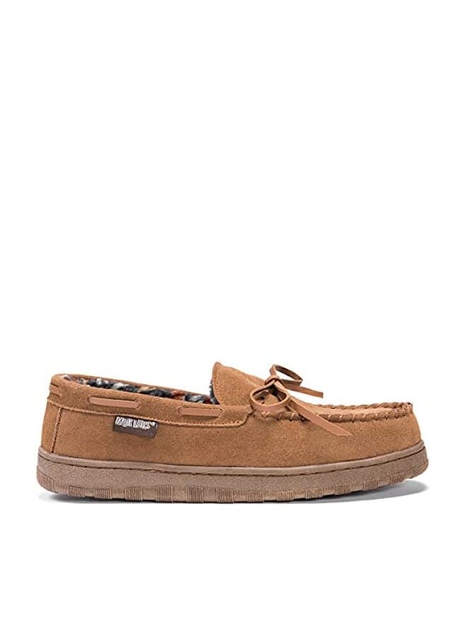 MUK LUKS Men's Paul Slipper, Tan, 12