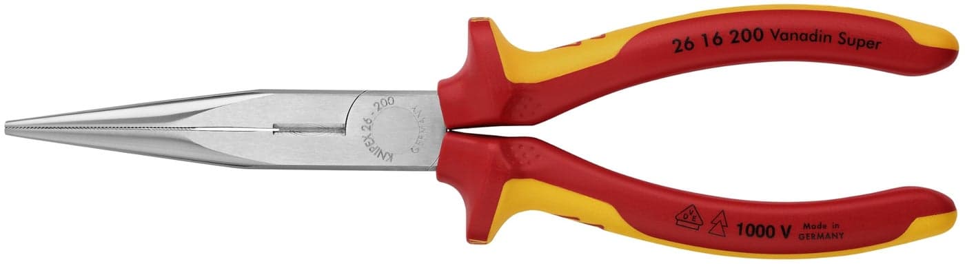 KNIPEX Long Nose Pliers wCut1000V Insulated