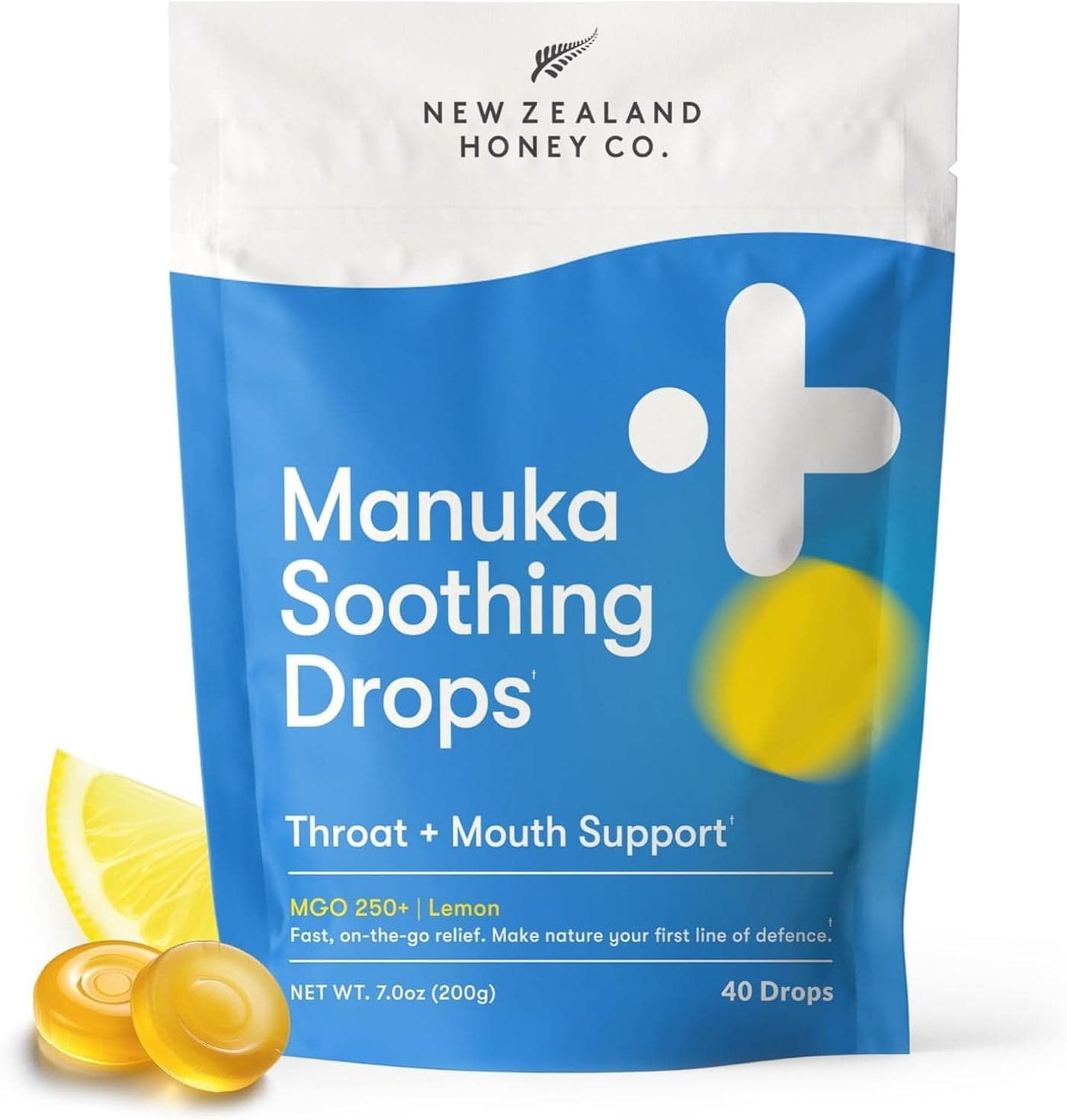 NEW ZEALAND HONEY CO Manuka Honey Lozenges Cough Drops 40 Count