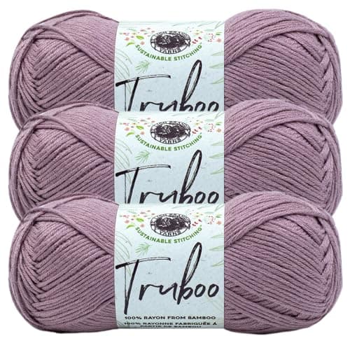 (3 Pack) Lion Brand Yarn Truboo Yarn, Mushroom