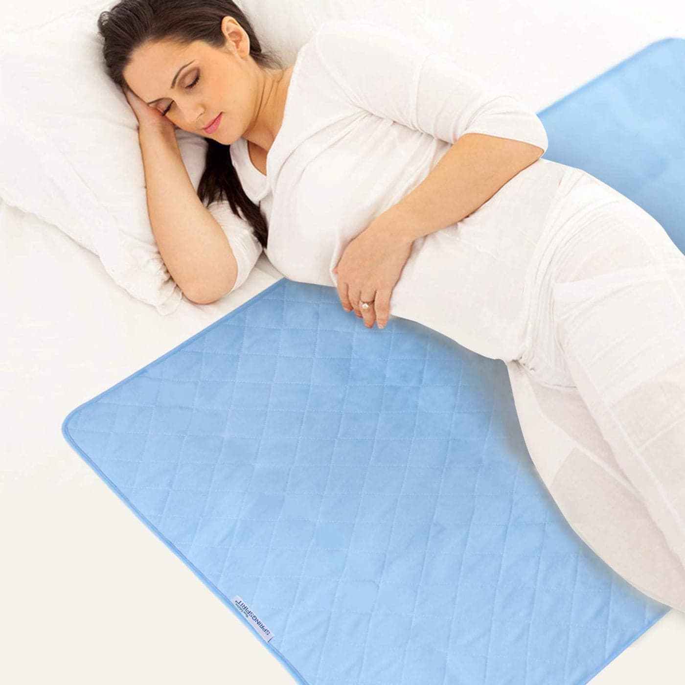 Bed Pads for Incontinence Washable Large 34 52 Reusable Pee Pads Waterproof Bed Underpads Chucks Pads with NonSlip Back for Elderly Kids Women or Pets Blue