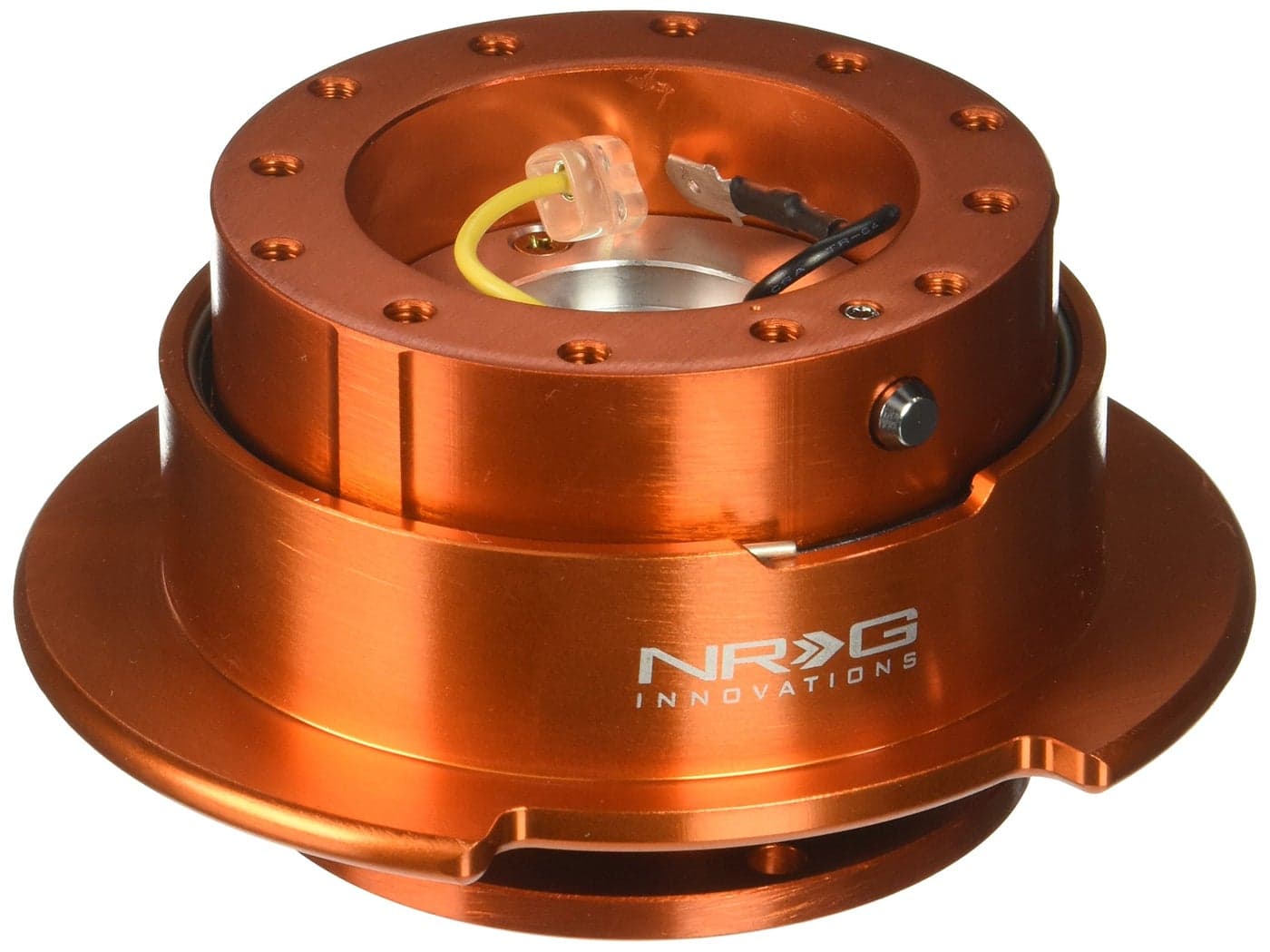 NRG Innovations SRK250OR Quick Release Kit Orange BodyTitanium Chrome Ring Gen 25