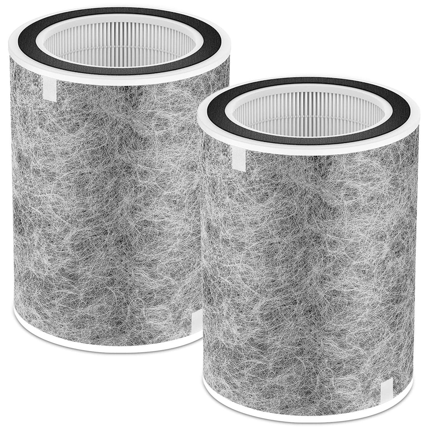 NXBHG HP201 Replacement Filter Compatible with Shark HP201 HP202 UA205 AP1000 and For Shark HC501 HC502 Air Purifier MAX Absorb 9997 Particulate Compare Part HE2FKBASMB HE2FKBAS