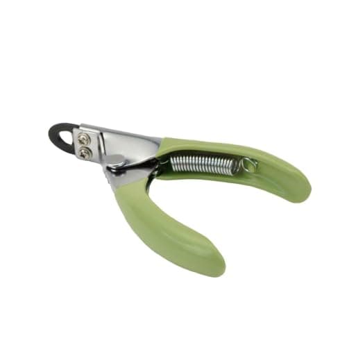 Coastal Pet - Safari Guillotine Dog Nail Trimmer - Double-Bladed Guillotine Style Dog Nail Trimmers - Owner-Friendly Vinyl Grip - for Small to Medium Dogs - Small (5" L x 3" W)