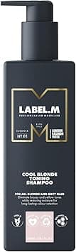 LABELM Cool Blonde Toning Shampoo 300ml With Recyclable Pump