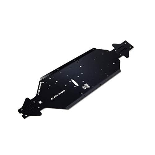 ARRMA Aluminum Chassis CNC 7075 T6 SWB Black EXB ARA320572