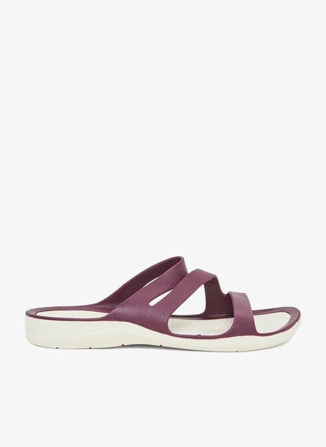 Purple Comfort Flat Sandals — 40-41