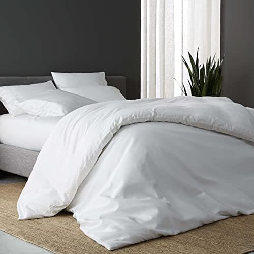DOZ Duvet Cover Set 100 Viscose derived from Bamboo Organically Grown Buttery Soft Cooling Duvet Covers High GSM 1 Duvet Cover and 2 Pillowcases 106x90 Snow KingCal King