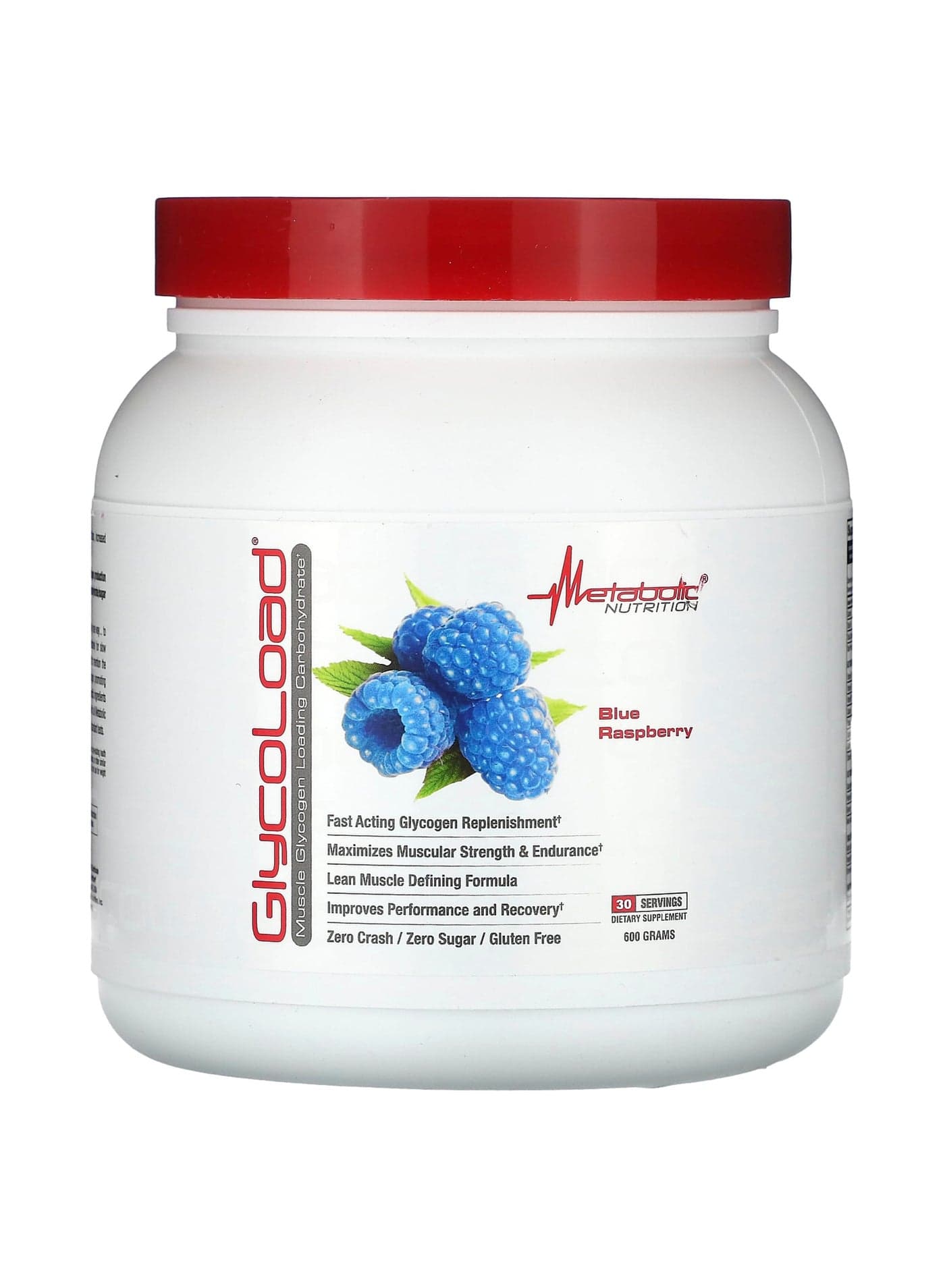GlycoLoad, Blue Raspberry, 600 g