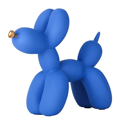 XIAOMAGG Creative Balloon Dog Sculpture Modern Home Decoration Trendy Animal Art Ornaments Collection Figurine Bedroom Living Room Office Desktop Resin Decors