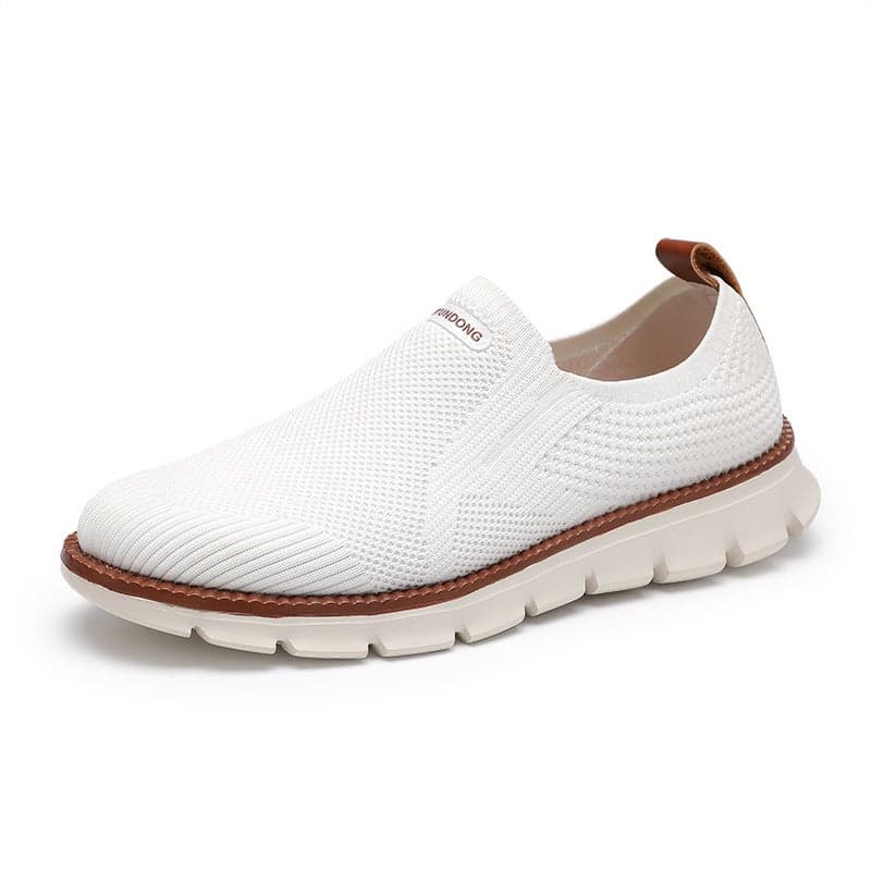 2025 Men'S Shoes Summer Sports Shoes Flying Woven Casual Shoes Men'S Large Size Shoes Casual Shoes