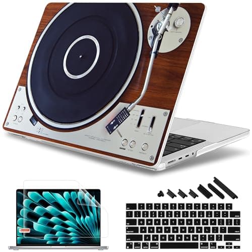 May Chen for 2026 MacBook Pro 14inch M5 M4 M3 M2 M1 ProMax Chip Release 2026 20252021 Model A3427 A3426 A3434 A3112 A3401 A3185 Plastic Hard Shell with Keyboard Cover Stereo Turntabl