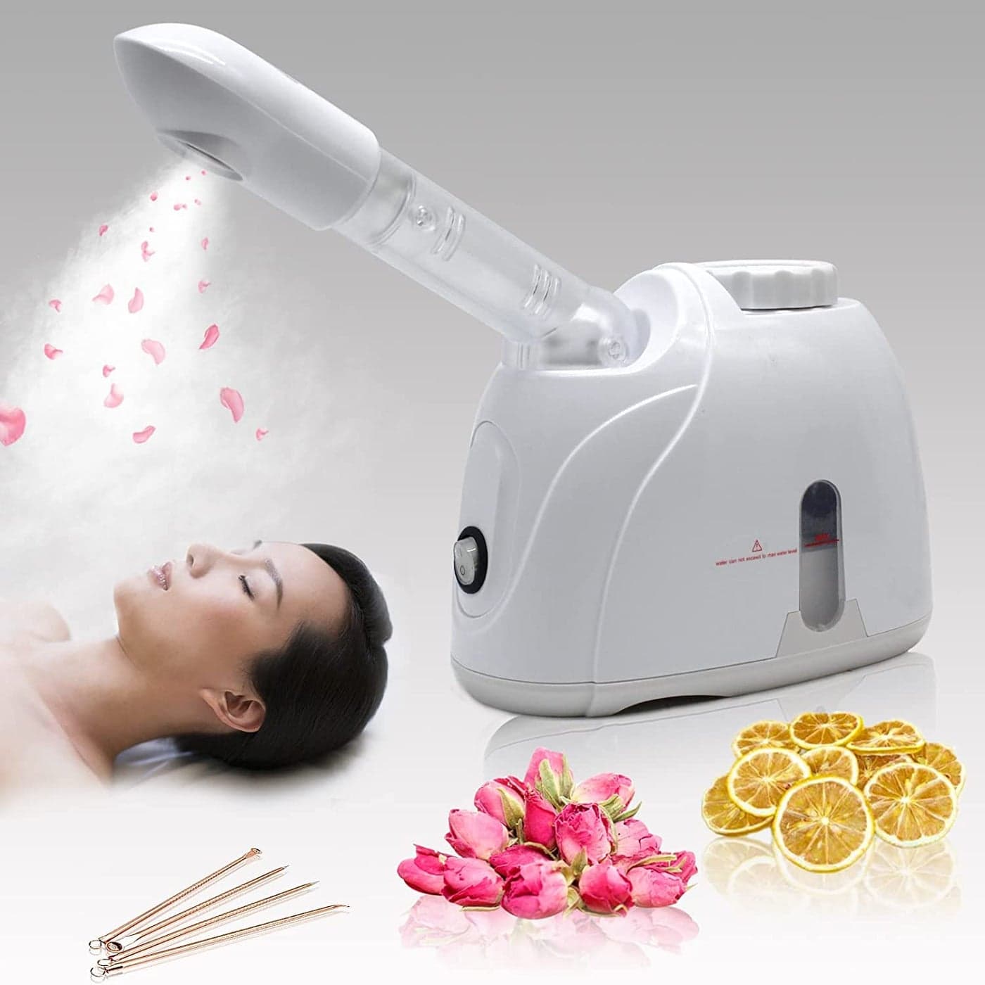CINIDY Steamer For Cold And Cough Professional K33S Steamer For Cold and Cough Nose Facial at Home Steam breath machine for AdultsKids Best for MenWomen Beauty multi
