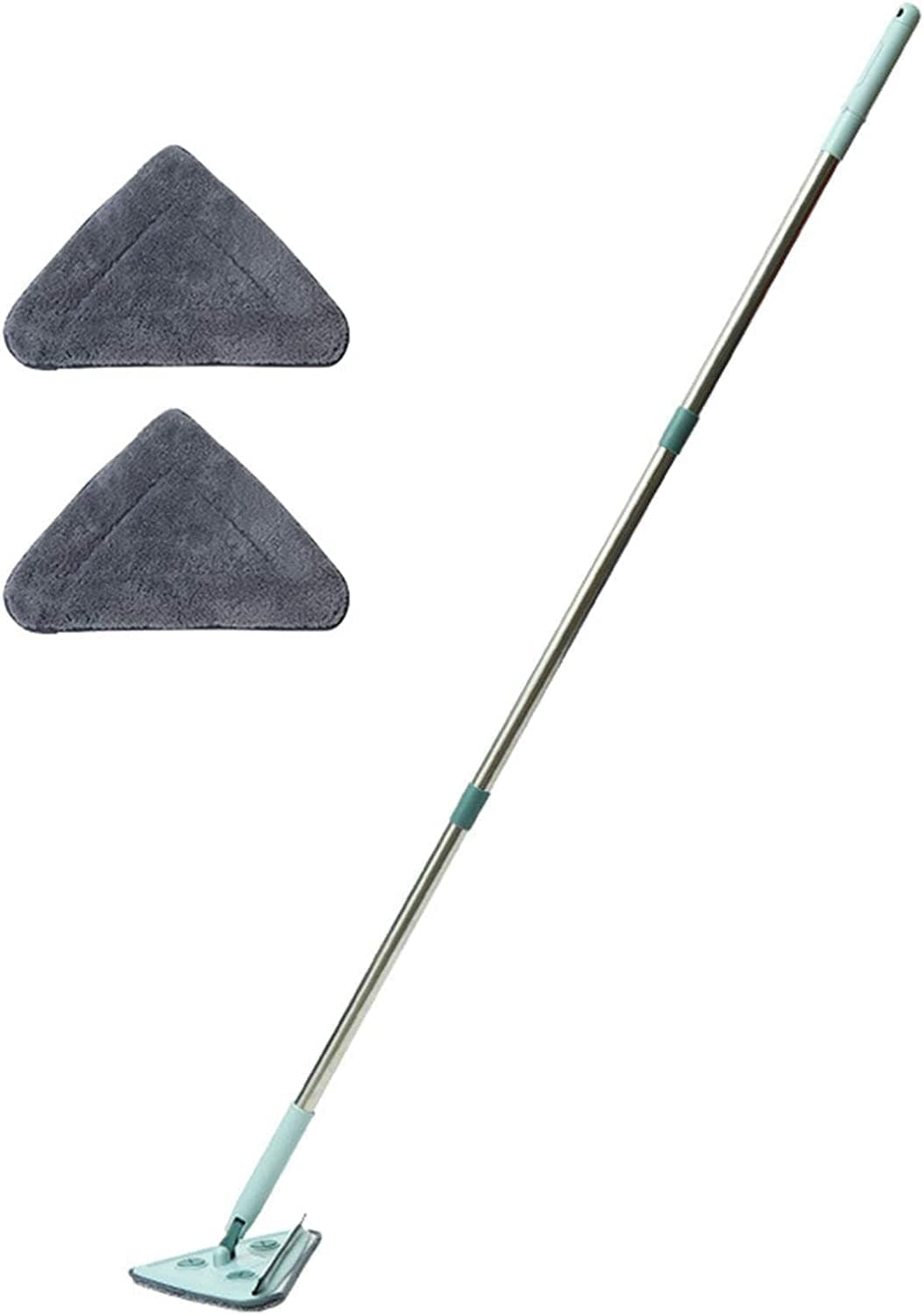 Wall Cleaning Mop Kit Luteti Microfiber Dust Mop with Long Handle 5982 Adjustable Wall Clearner and Replacement Pads for Floor Cleaning Window Squeegee Ceiling Washer Baseboard Duster