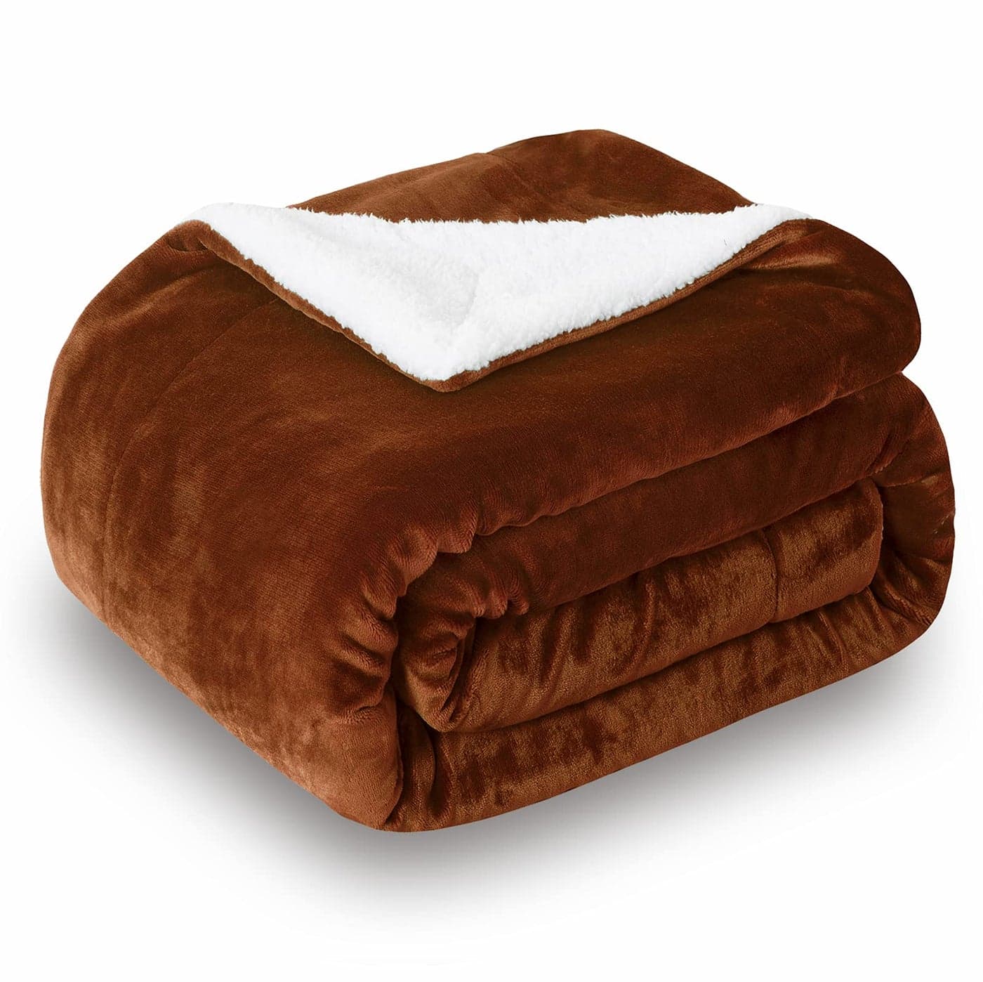 SOCHOW Sherpa Fleece Throw Blanket DoubleSided Super Soft Luxurious Plush Blanket Throw Size Fall Throw Blanket Caramel 50x60 inches
