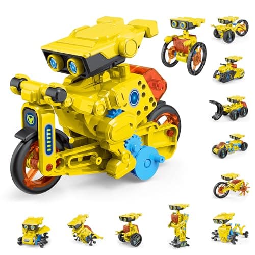 AESGOGO 12in1 Electric Robot Kit STEM Projects Toys for Kids Age 812 Birthday Gifts DIY Building Science Experiment Kit Battery Powered Education for Boys Girls Aged 8 9 10 11 12 13 14 Year Old