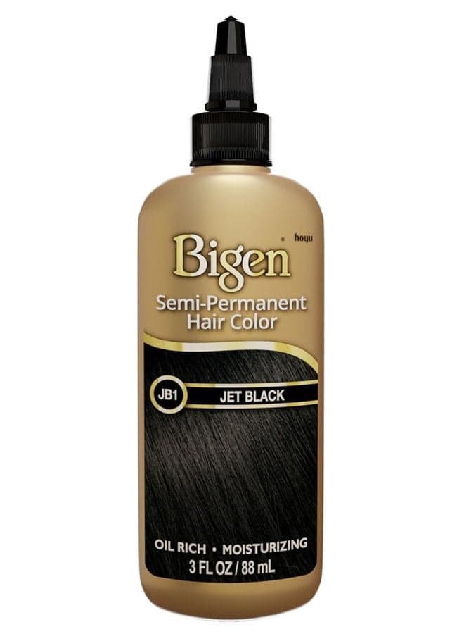Semi Permanent Hair Color, Jet Black, 3.0 Ounce (Pack of 2)