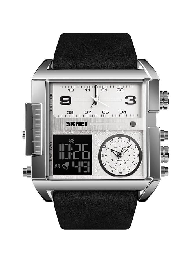 Men's Fashion Sports Quartz Dual Display Digital Waterproof Watch 1391