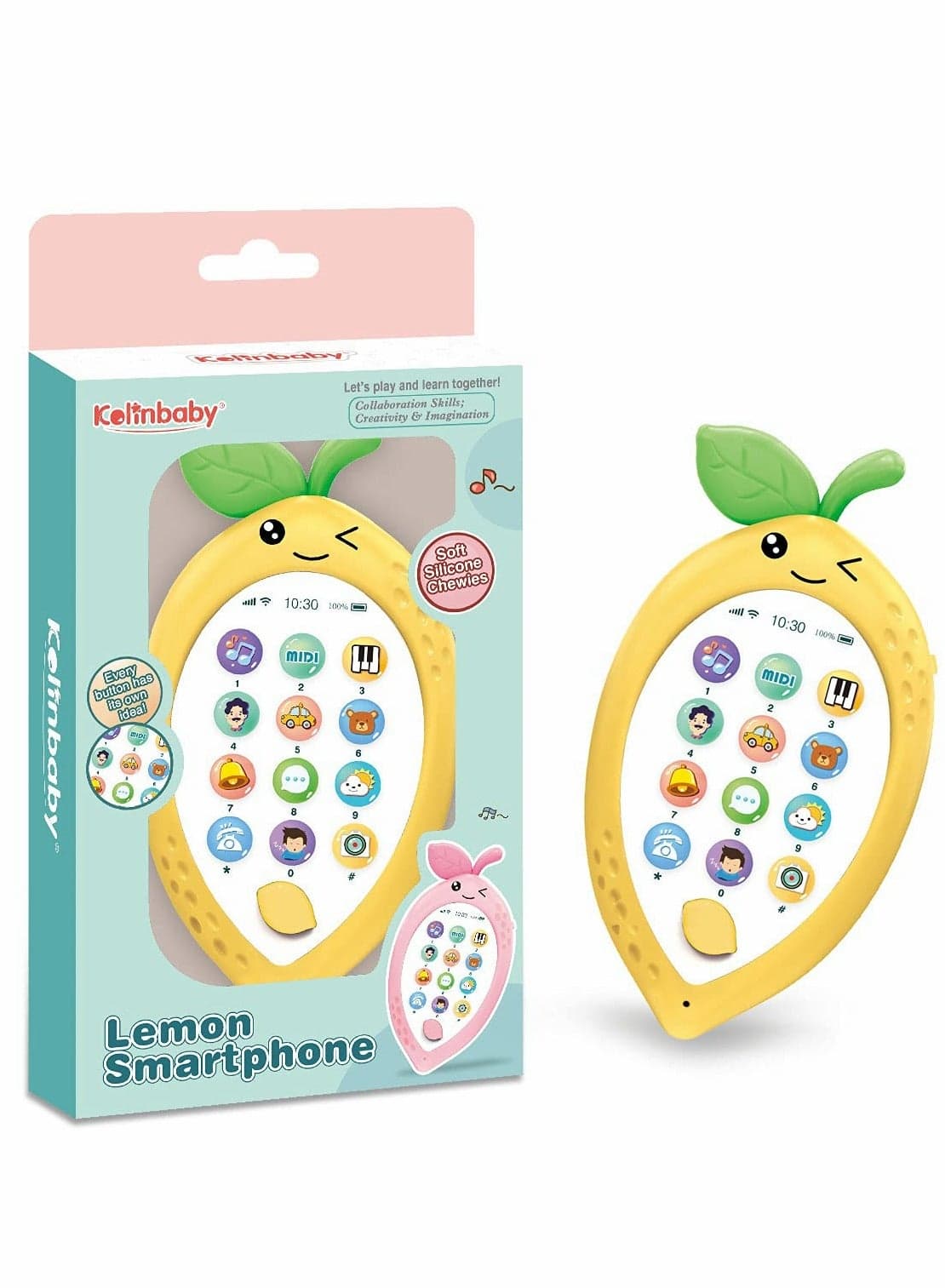 Baby Cell Phone Toys, Baby Toys 12 Months My First Learning Baby Phone Toy, Musical Cell Phone Toy for Baby Toddler Kids Learning Educational Mobile Phone Toys Gifts