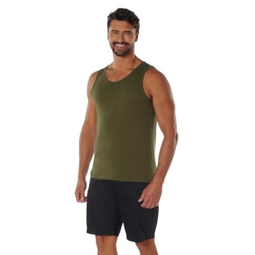 Rothco Tank Top - Comfort and Durability (US, Alpha, Small, Regular, Regular, Olive Drab)