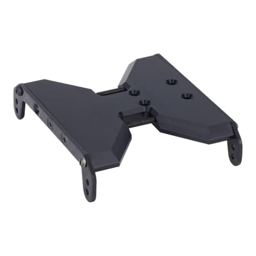 110 RC Skid Plate1Pcs Delrin Transmission Plate Carbon Fiber Chassis Skid Plate for 110 RC Crawler Axial Scx10II or III Capra 19 UTB Upgrade Parts