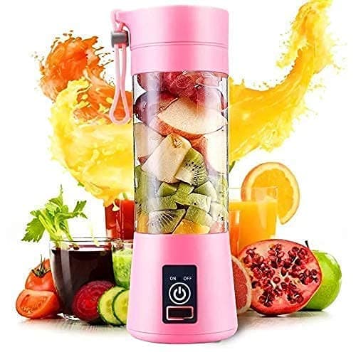 REDUCK 6 Blade Smoothie Maker Portable Electric USB Juice Maker Juicer Bottle Blender Mixer Rechargeable Bottle Portable Fruit Juicer Mixer Small