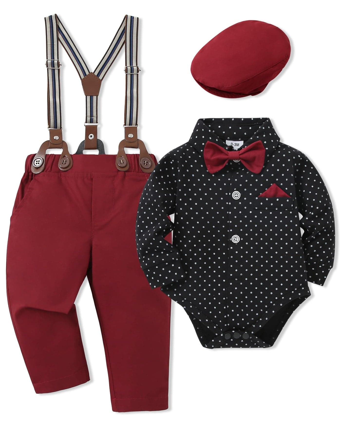SANMIO Baby Boy Clothes 024M Baby Boy Suits 4pcs Baby Boys Baptism Easter Outfits Baby Christmas Clothes