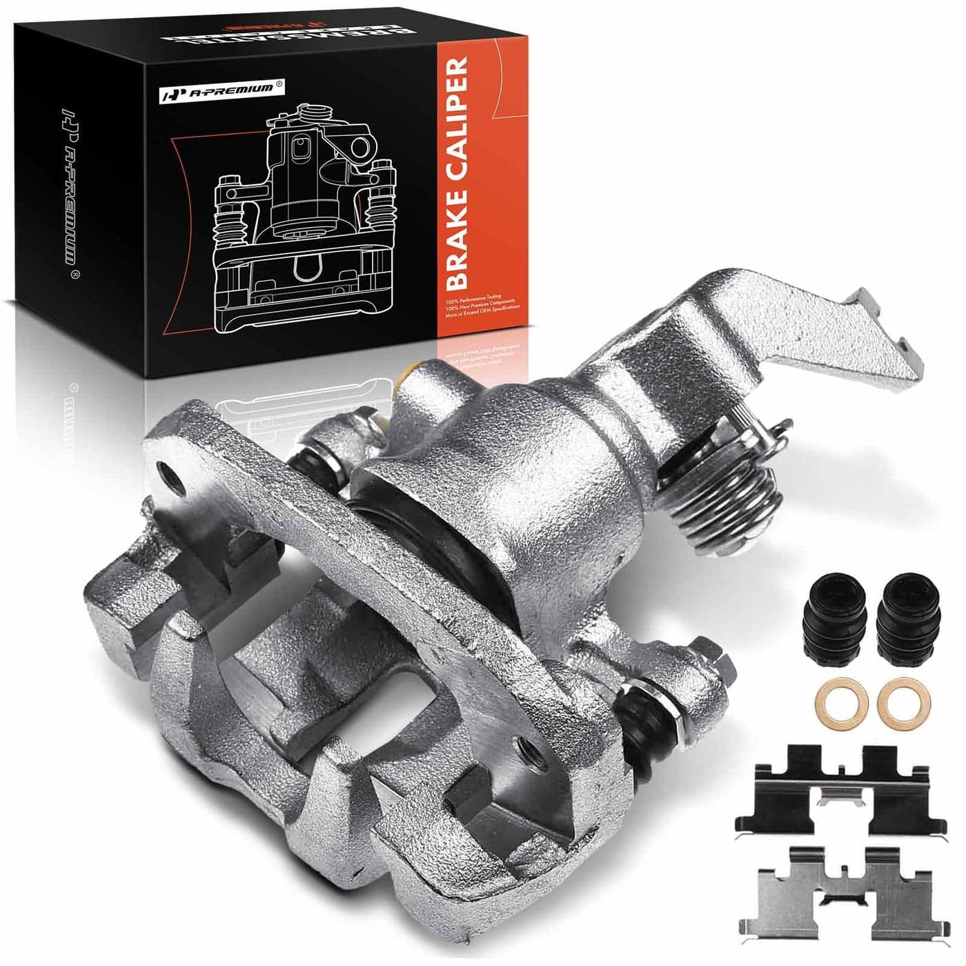 APremium Disc Brake Caliper Assembly with Bracket Compatible with Select Nissan Models 280ZX 19821983 L6 28L Coupe Rear Right Passenger Side