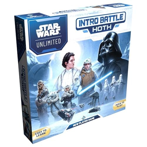 Asmodee Star Wars Unlimited TCG Intro Battle Hoth EasytoLearn Trading Card Game Starter Set with PreBuilt Vader Leia Decks for Kids Adults Ages 12 2 Players 20 Min Playtime