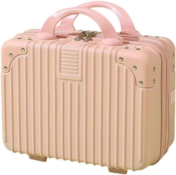 Gvnd Hard Shell Vanity Cases for Women Portable Water Proof Cosmetic Travel Case, Toiletry Case with Zipper Cosmetic Bag, Hand Luggage Cosmetic case