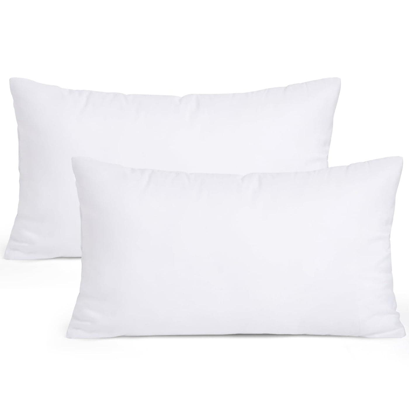 MIULEE Set of 2 Throw Pillow Inserts Premium Pillow Stuffer Square Form for Decorative Cushion Bed Couch Sofa 14x22 Inch