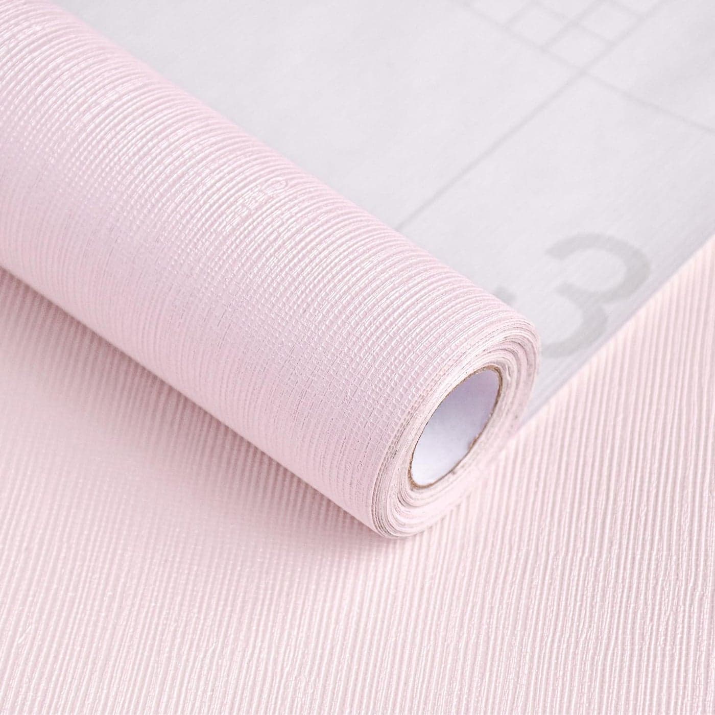 Sevalo Light Pink Peel and Stick Wallpaper Pink Contact Paper for Cabinets and Drawers Textured Embossed Self Adhesive Removable Wallpaper Bedroom Bathroom Waterproof Girls Kids Room 157inW 787L