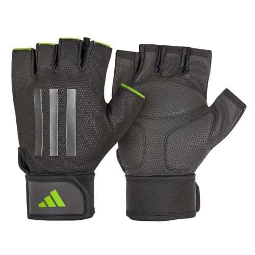 adidas Elite Training & Weightlifting Gloves, Fingerless Workout Gloves