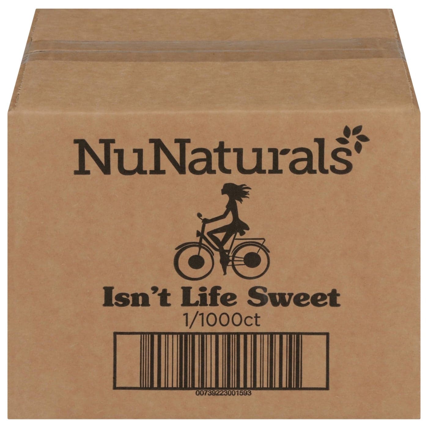 NuNaturals White Stevia Powder Packets SingleServe Zero Calorie Sugar Substitute 1000 count