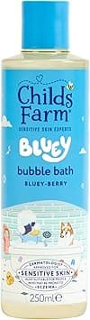 Childs Farm Kids Bluey Bubble Bath BlueyBerry Gently Cleanses Soothes Suitable for Dry Sensitive Skin 250ml