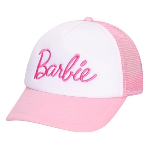 Barbie Girls Fashion Baseball Cap Clothes – Cotton Pink Hat for Girls 5-13 Years Old – Adjustable Snapback Hat for Playground, Traveling, Everyday Wear