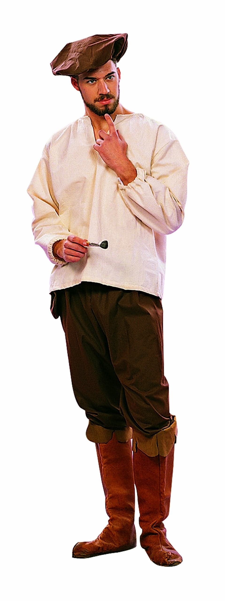 RG Costumes mens Renaissance Peasant Adult Sized Costumes Brown One Size US
