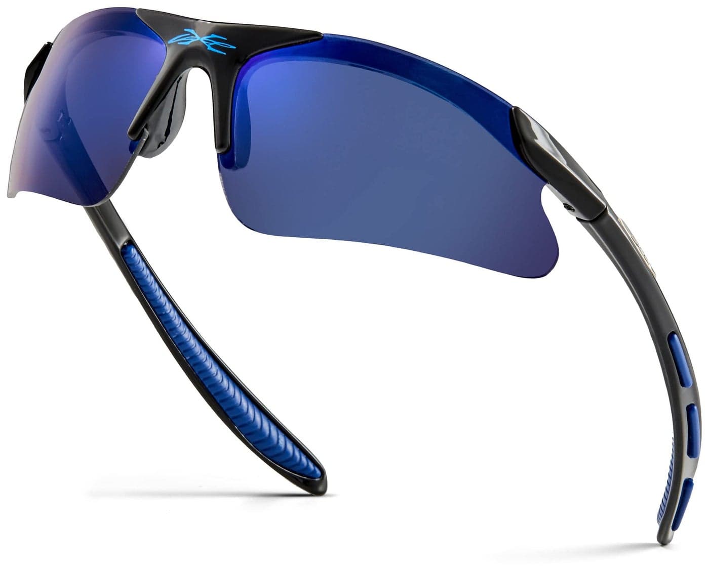 X LOOP Kids Sports Sunglasses for Boys Girls Children Age 3-10 - Half Frame UV400 Baseball Cycling Softball Glasses