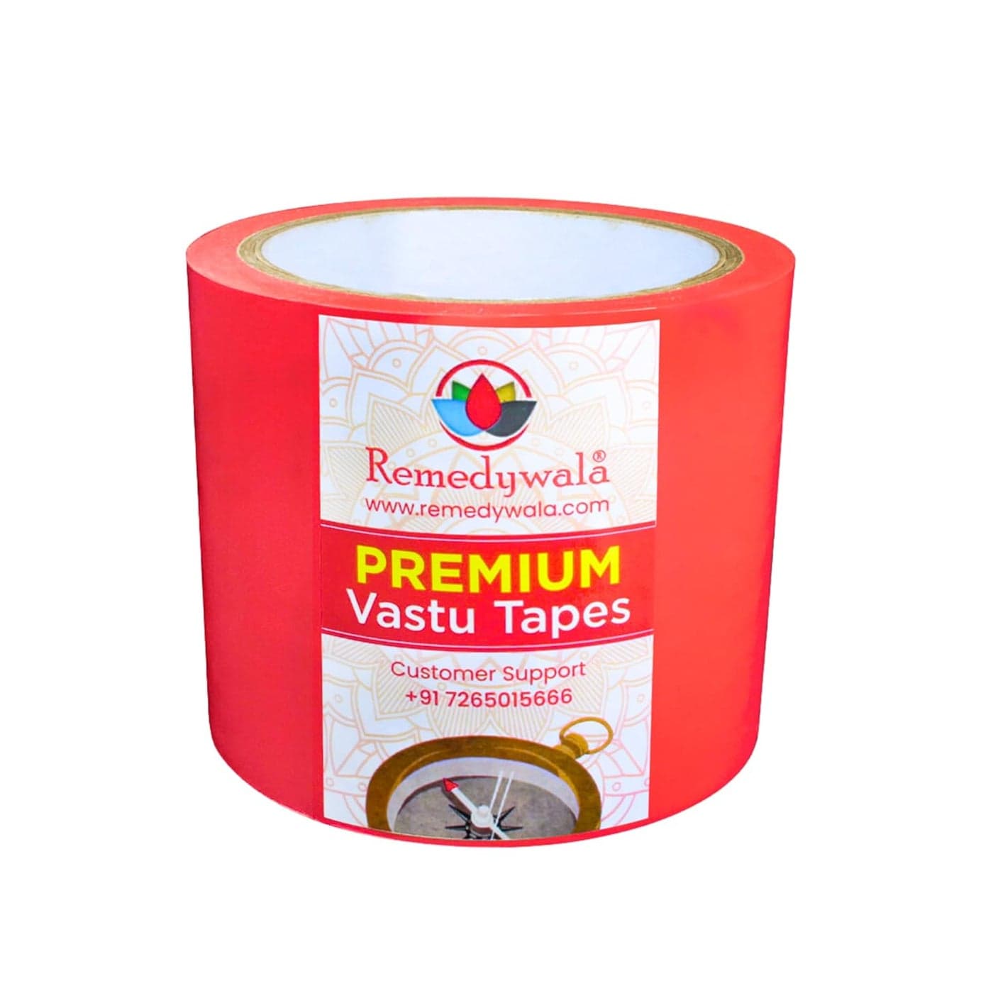 Remedywala Vastu Red Color Tape 3 to 4 Inch 20 Meter