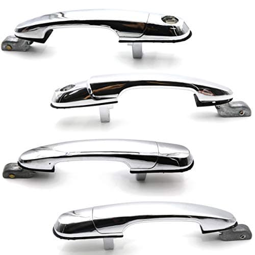 4Pcs 1Set Chrome Front Rear Left Right Exterior Chrome Door Handle for Hyundai Tucson 2005 2009