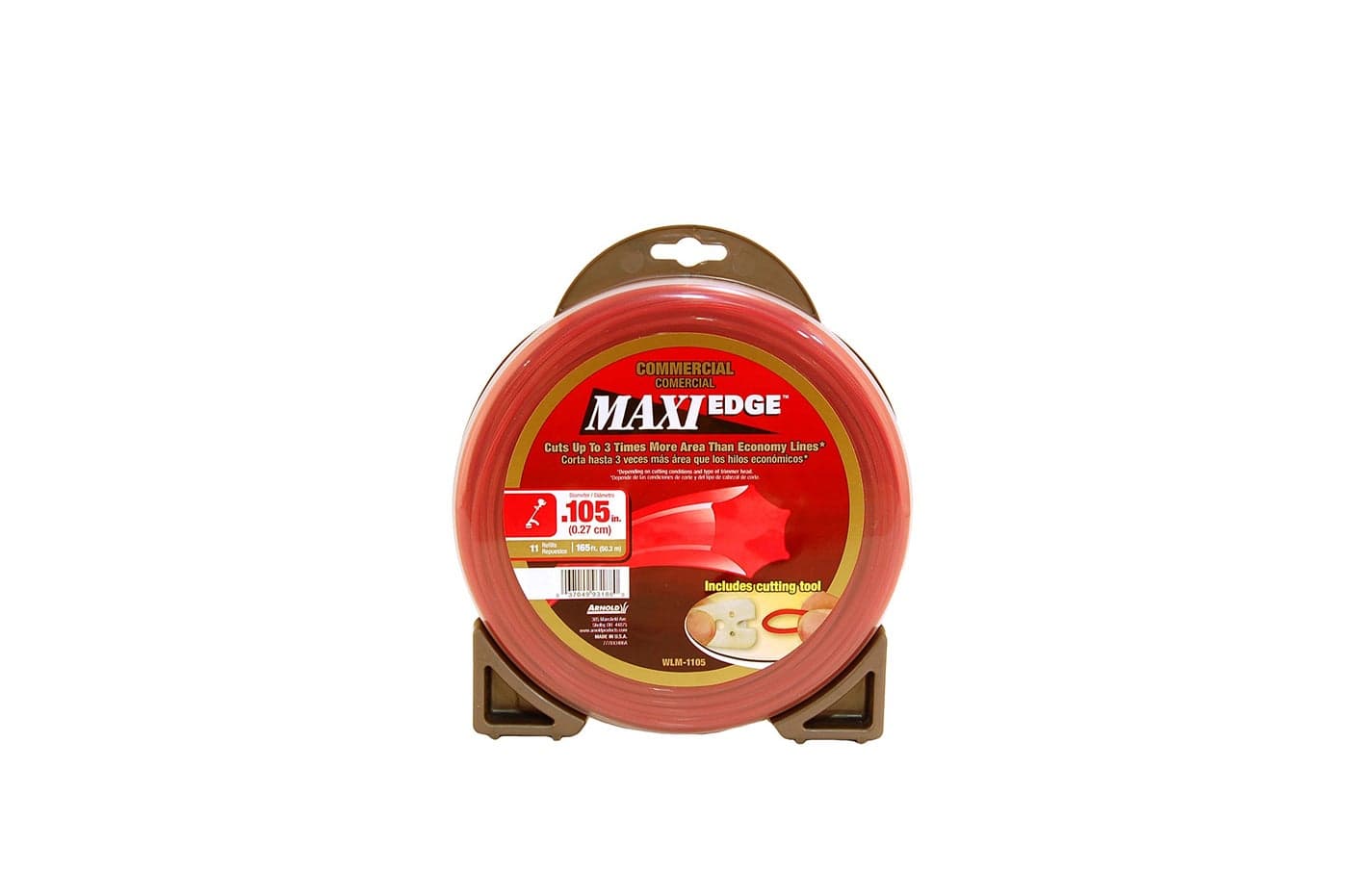 Arnold Trimline Maxi-Edge .105-Inch x 165-Foot Commercial Grade String Trimmer Line