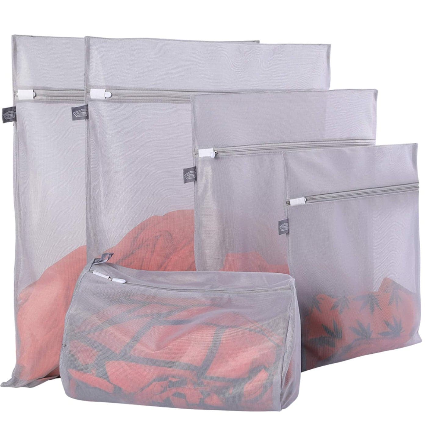 Kimmama Laundry Bag Mesh Wash Bags Washing Machine Wash Bag Net Washer Sack with Zipper Dryer Pouch for Cleaning and Drying Cloths Garment Sweater Delicates lingerie Bra Pant Sock Toys